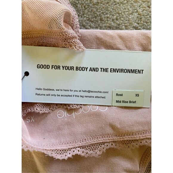 La Coochie Underwear XS lot of 7 Mid Rise Brie Rose - Picture 6 of 6